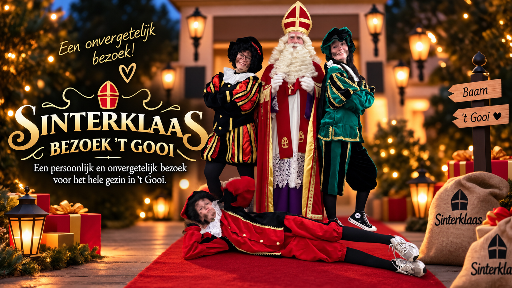 Sinterklaas Bezoek ’t Gooi – een persoonlijk en onvergetelijk bezoek bij jullie thuis